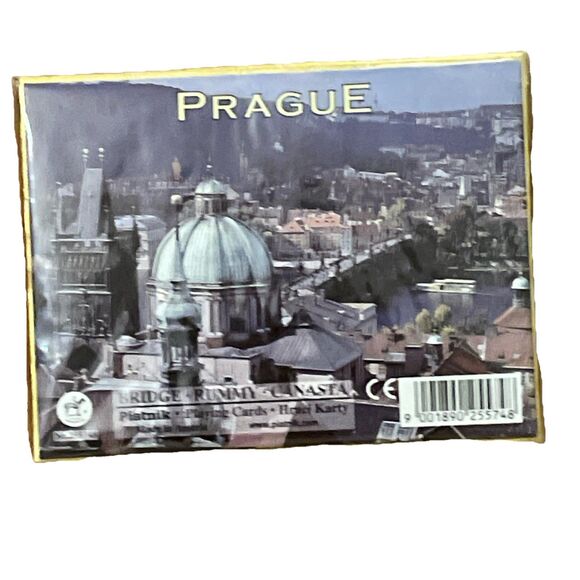 Piatnik Prague Souvenir Double-Deck Playing Cards SEALED Bridge Rummy Canasta - Picture 3 of 7
